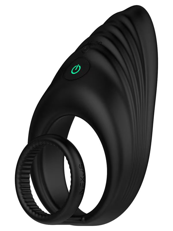 Nexus ENHANCE Vibrating Cock And Ball Ring Black