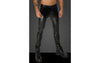 Snake Wetlook Long Pants with Back Pockets