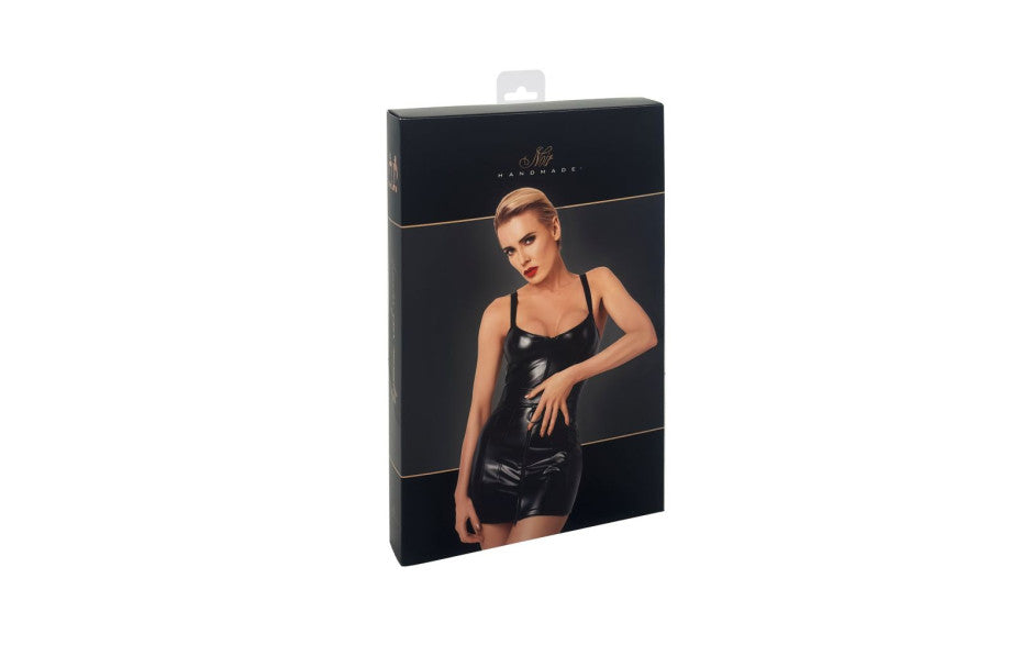 Starlet Wetlook Minidress with Ring Belt