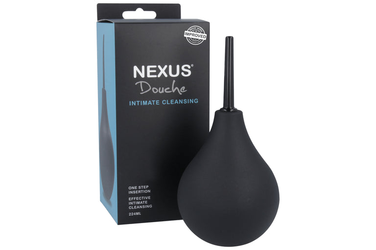 Nexus DOUCHE Anal Douche Black Non Return Valve