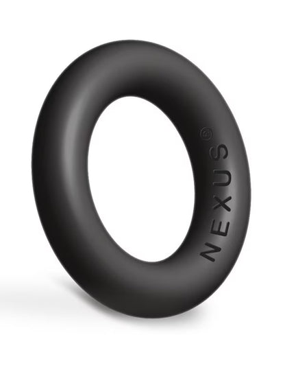 Nexus ENDURO Plus Thick Silicone Super Stretchy Cock Ring Black