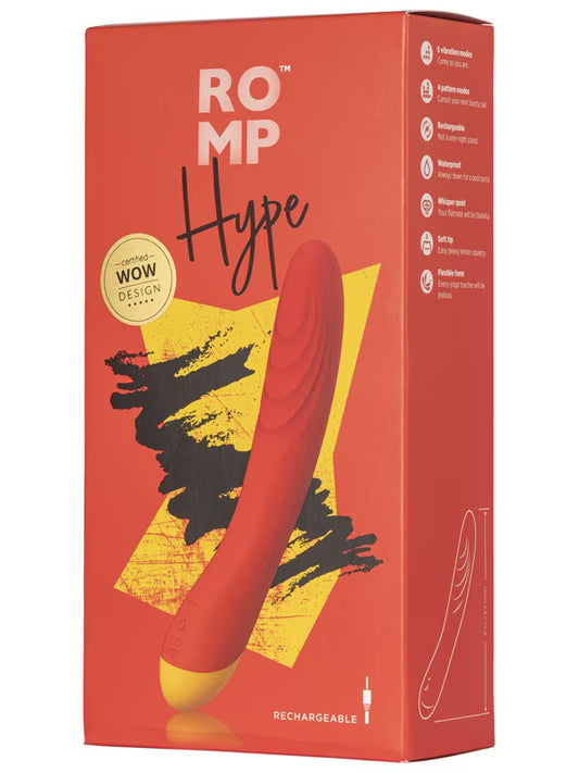 ROMP Hype G-Spot Vibrator – Raspberry