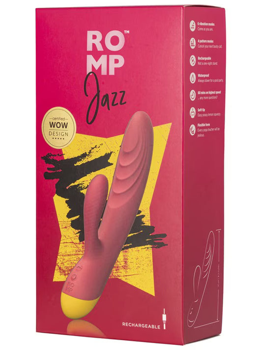 ROMP Jazz Rabbit Vibrator – Raspberry