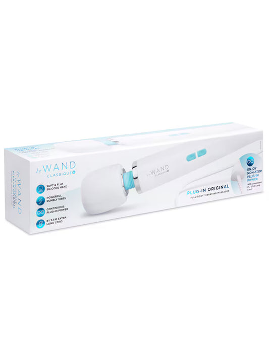 Le Wand Classique Plug In Wand Massager – White