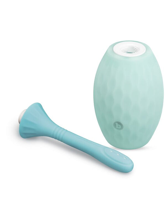 B-Vibe Silicone Flexflow Douche – Blue