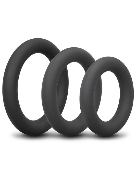 B-Vibe Snug Ring Swole – 3 Pack Snug Fit Thick Silicone Cock Rings
