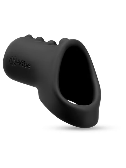 B-Vibe Flex Ring Shaft – Silicone Cock Ring & Ball Stretcher