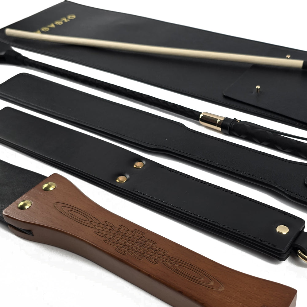 Deluxe BDSM Punisher Spanking Kit Value Bundle