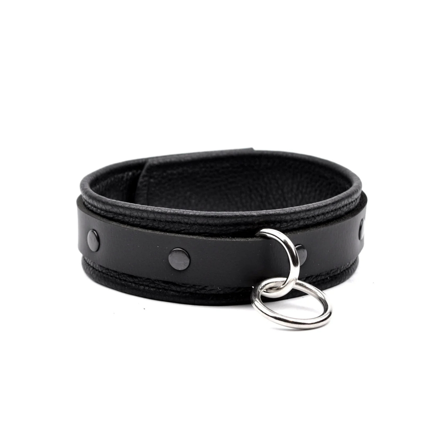 Deluxe Leather Bondage Collar