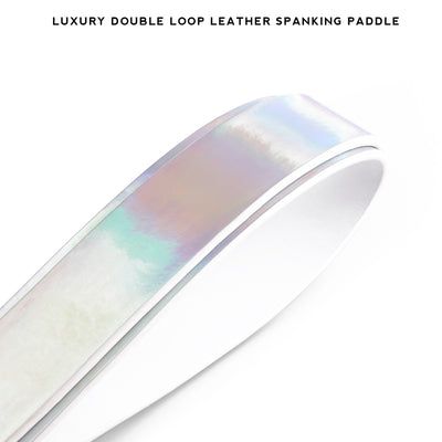 Luxury Double Loop Leather High Impact Paddle