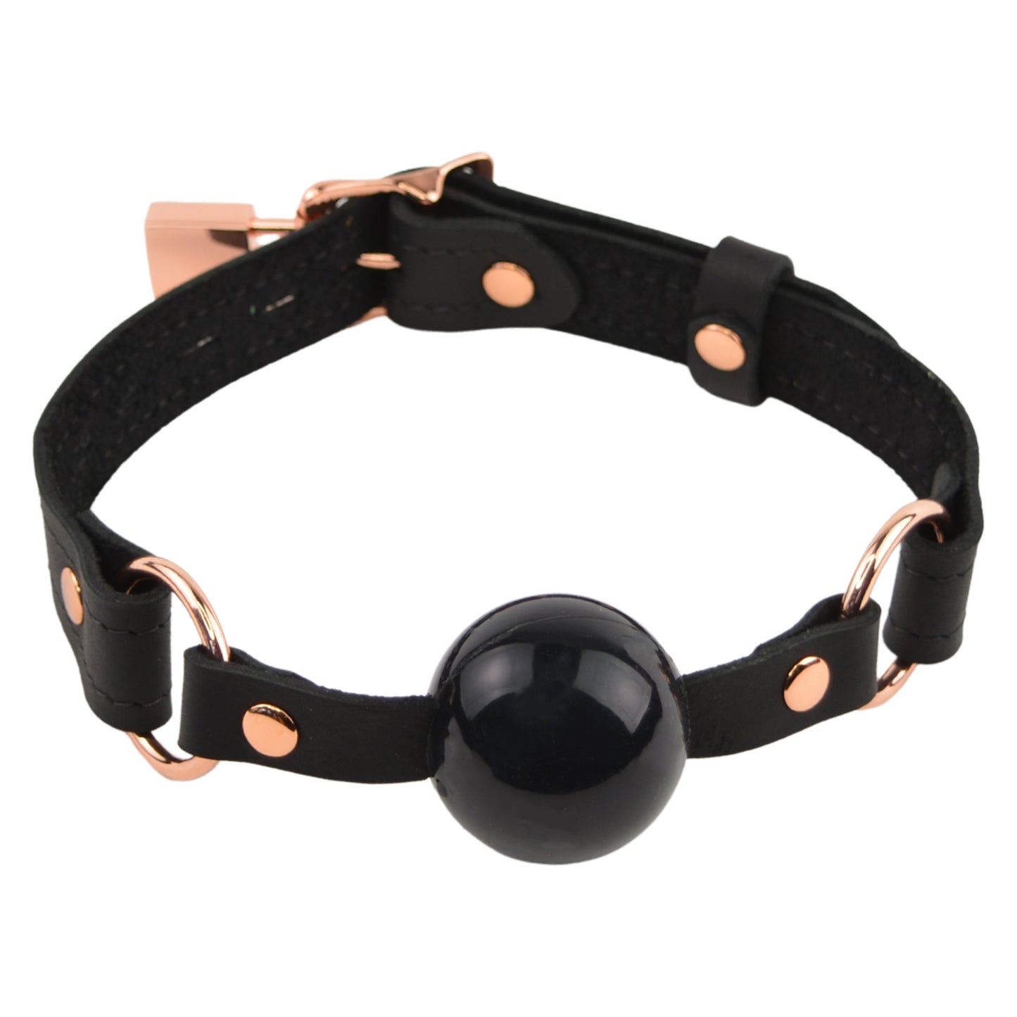 Premium Leather Single Strap Ball Gag