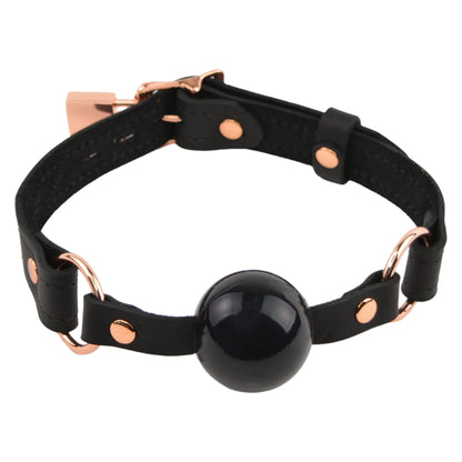 Premium Leather Single Strap Ball Gag