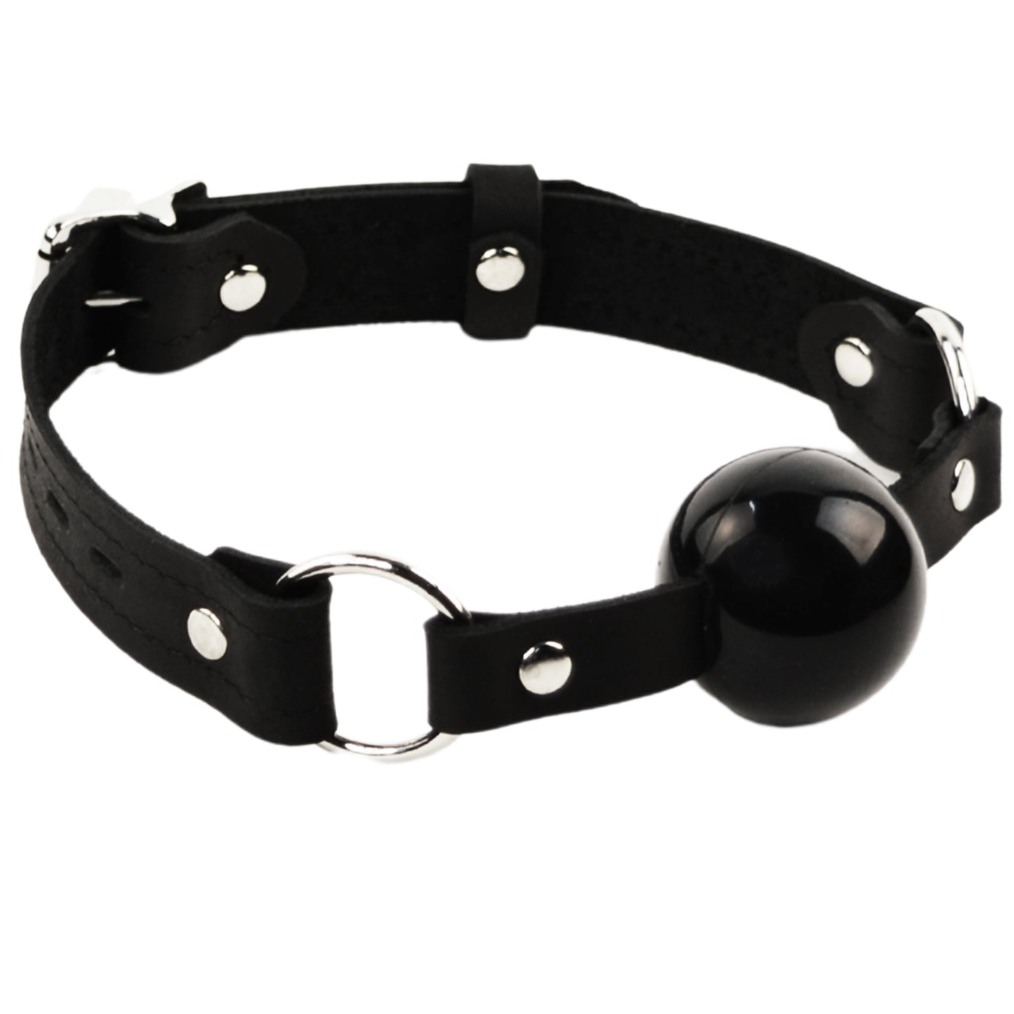 Premium Leather Single Strap Ball Gag