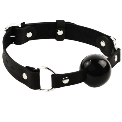 Premium Leather Single Strap Ball Gag