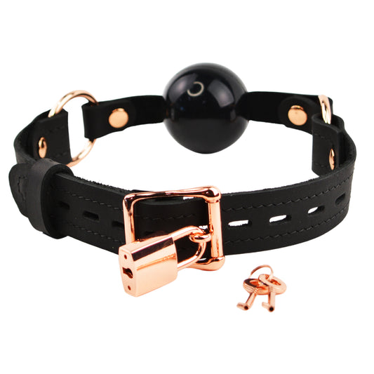 Premium Leather Single Strap Ball Gag