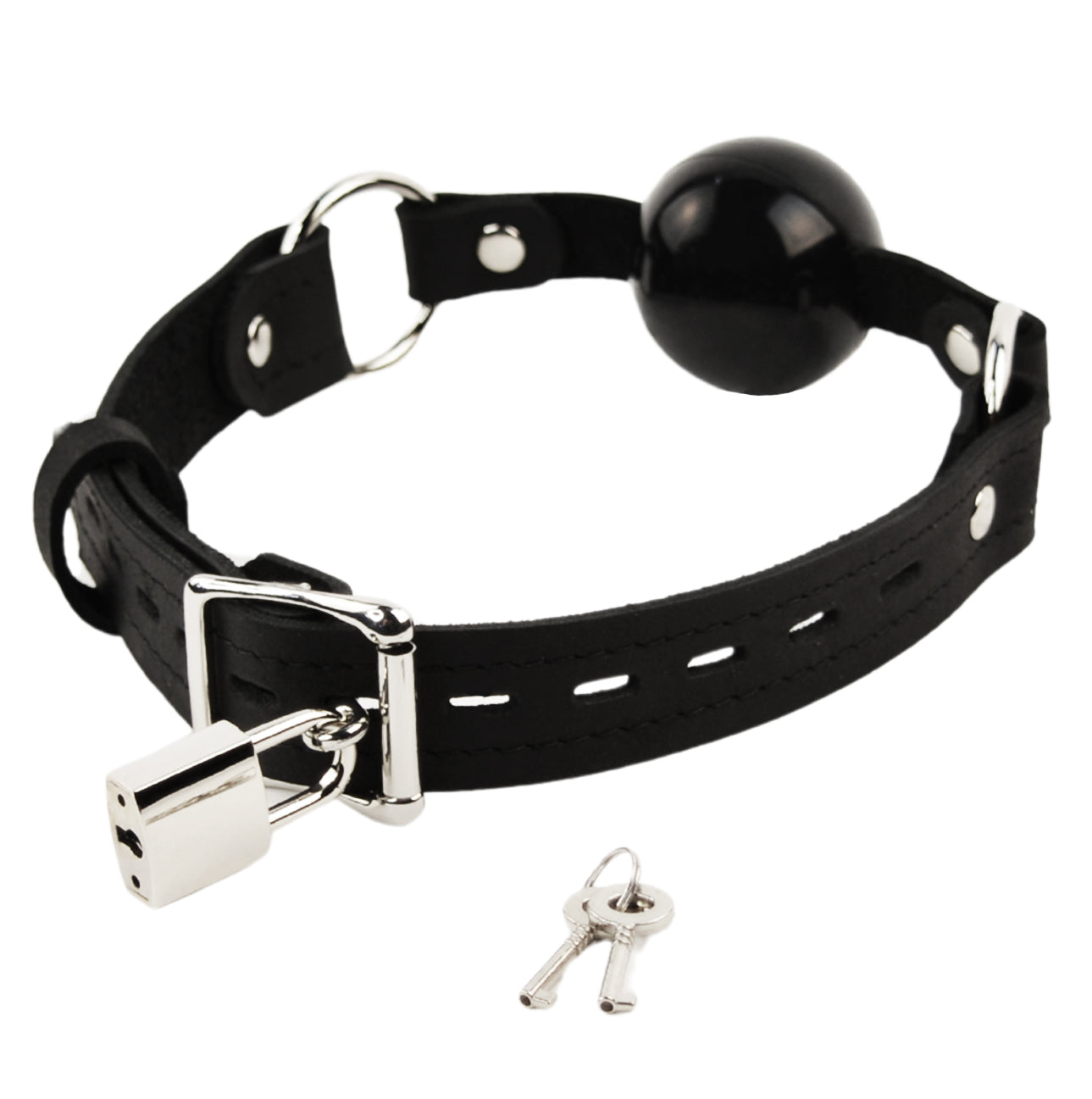 Premium Leather Single Strap Ball Gag