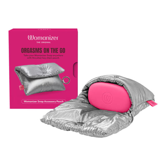 Womanizer Snap Accessory Pouch Silver