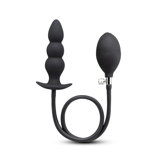 B-Vibe Inflatable Anal Plugs – Black