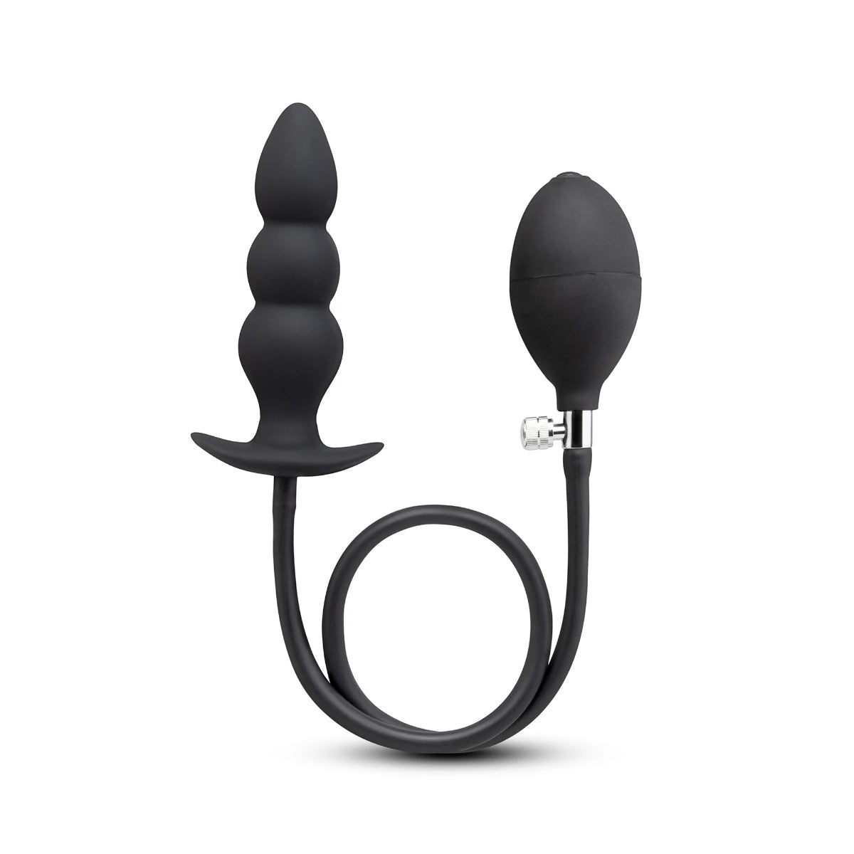 B-Vibe Inflatable Anal Plugs – Black