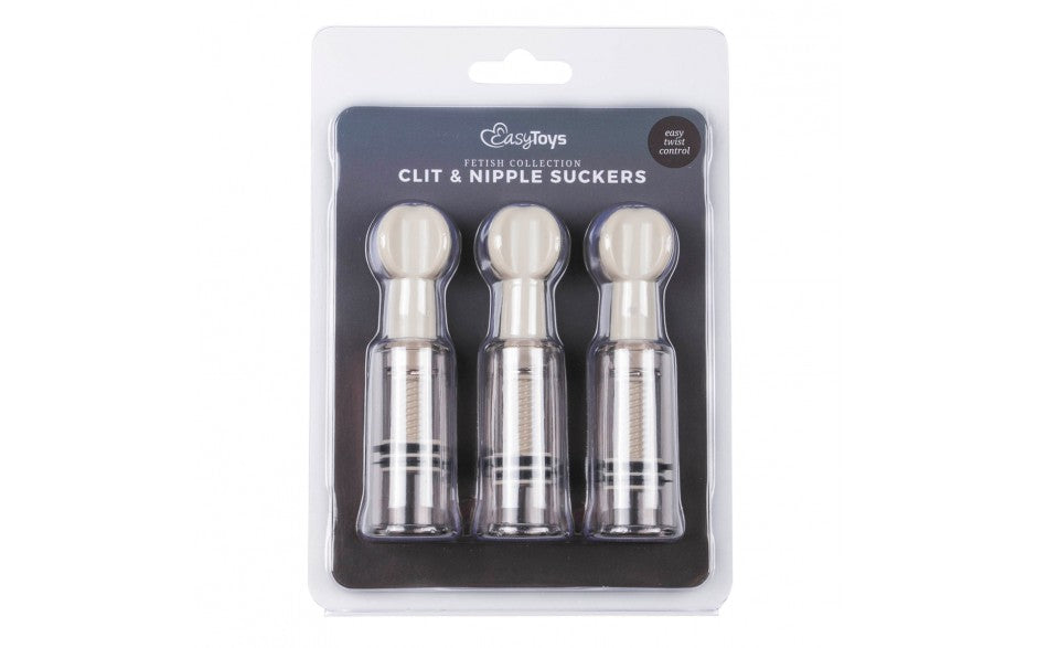 Nipple & Clit Suckers 3pcs