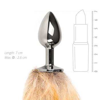 Fox Tail - Silver Plug