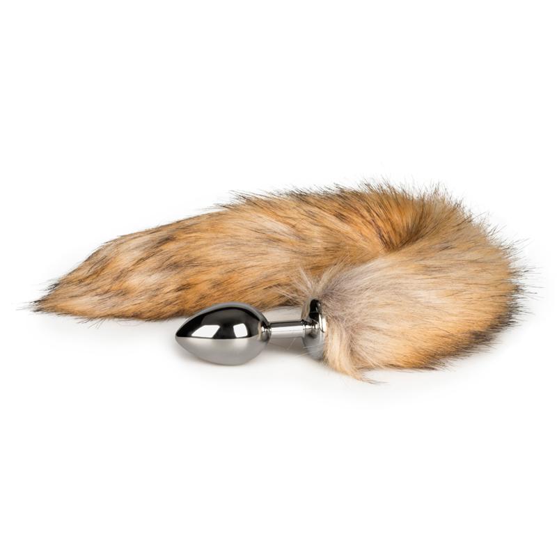 Fox Tail - Silver Plug