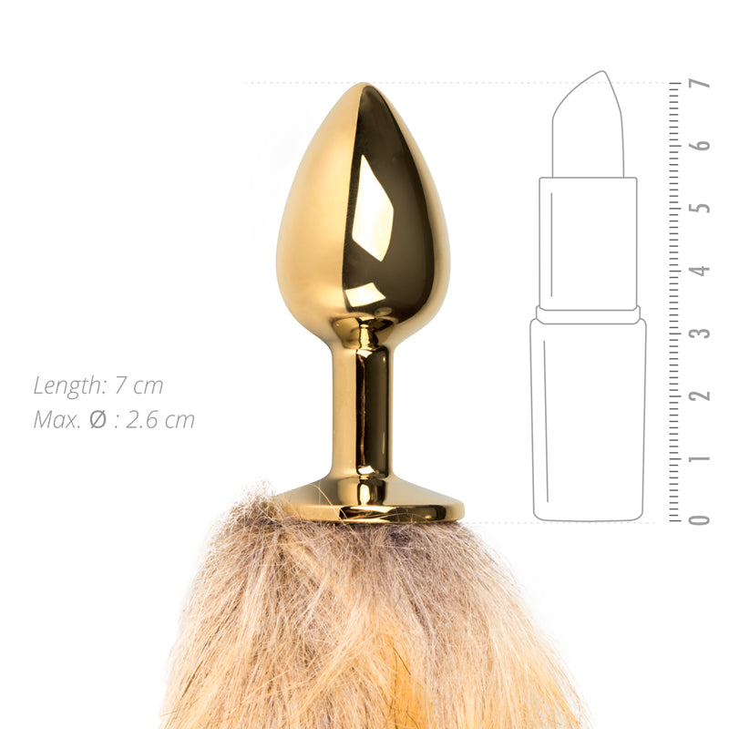 Fox Tail - Gold Plug