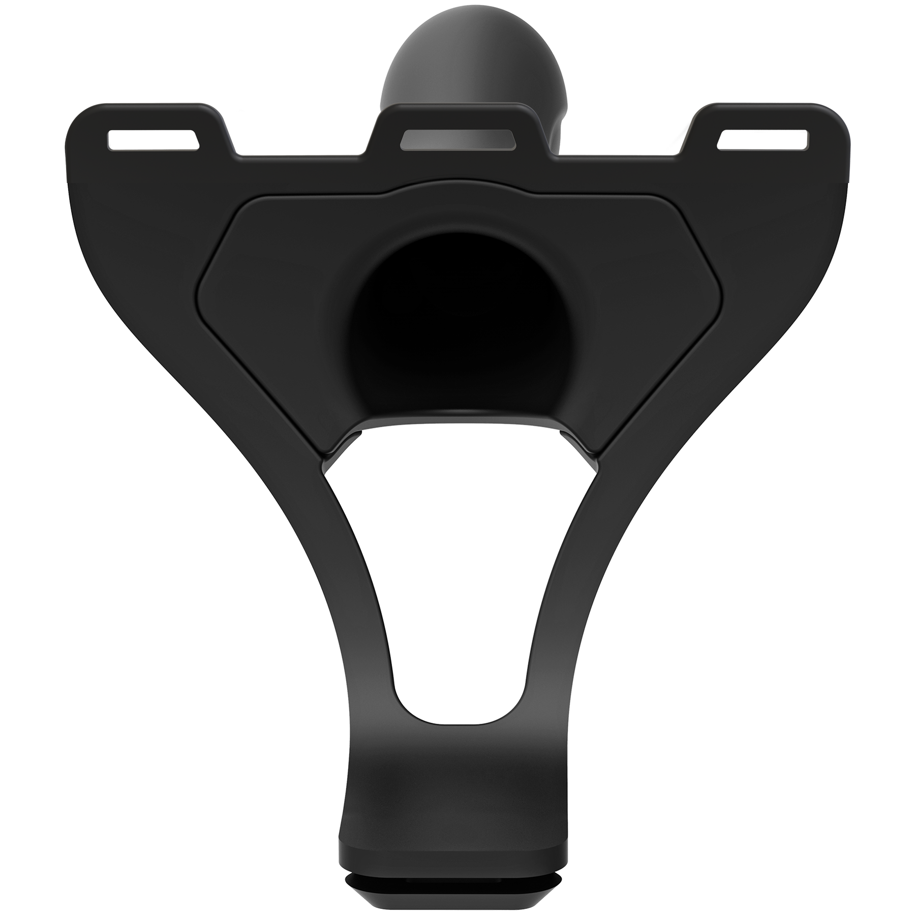 Be Strong 7.5in Slim Dong 2 Pc Hollow Silicone Strap-On Set