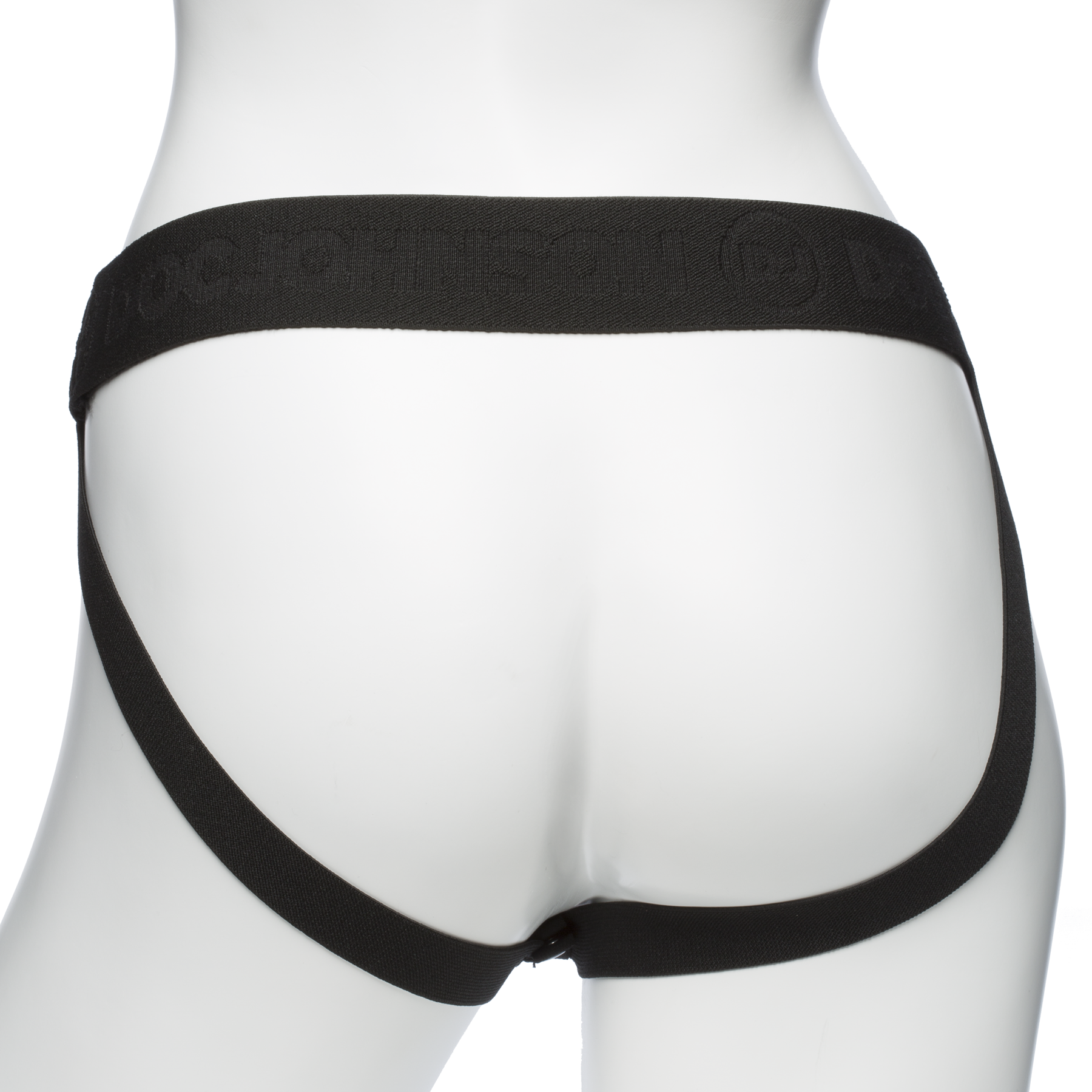 Be Bold 8in Large Dong 2 Pc Hollow Silicone Strap-On Set