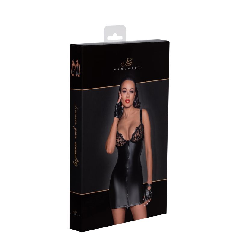 Power Wetlook Mini Dress