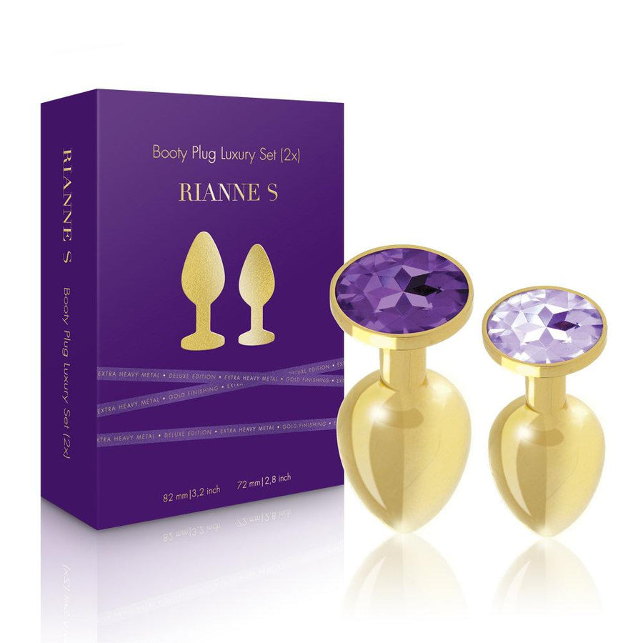 Booty Plug Luxury Set 2 Gold