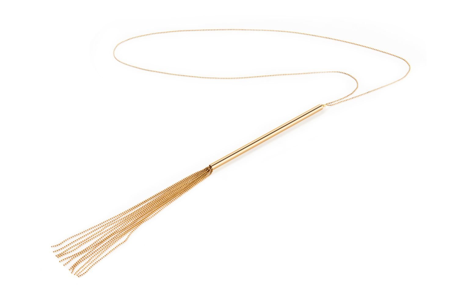 MAGNIFIQUE GOLD CHAIN WHIP NECKLACE