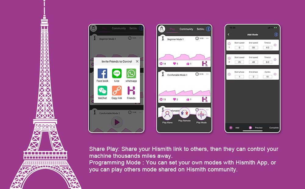 HiSmith - Premium Sex Machine (Remote and App)