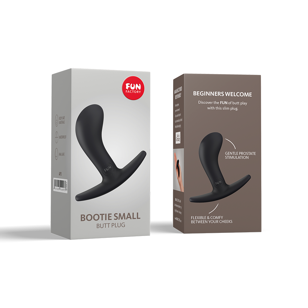 BOOTIE SMALL BLACK BUTT PLUG